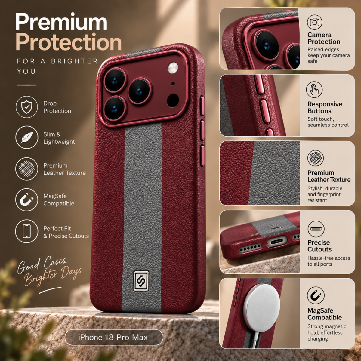 Premium Leather Mobile Case