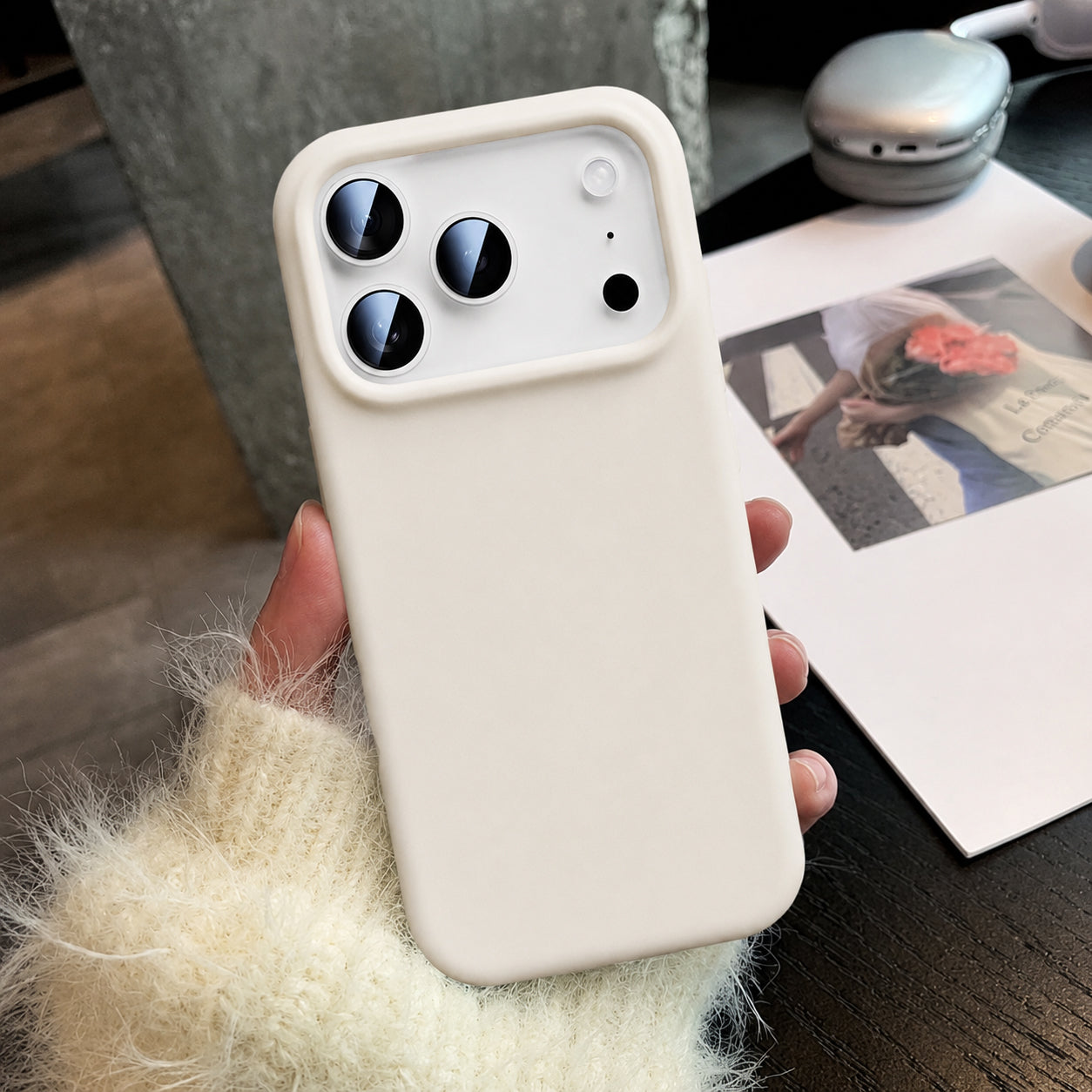 Microfiber Silicone Case
