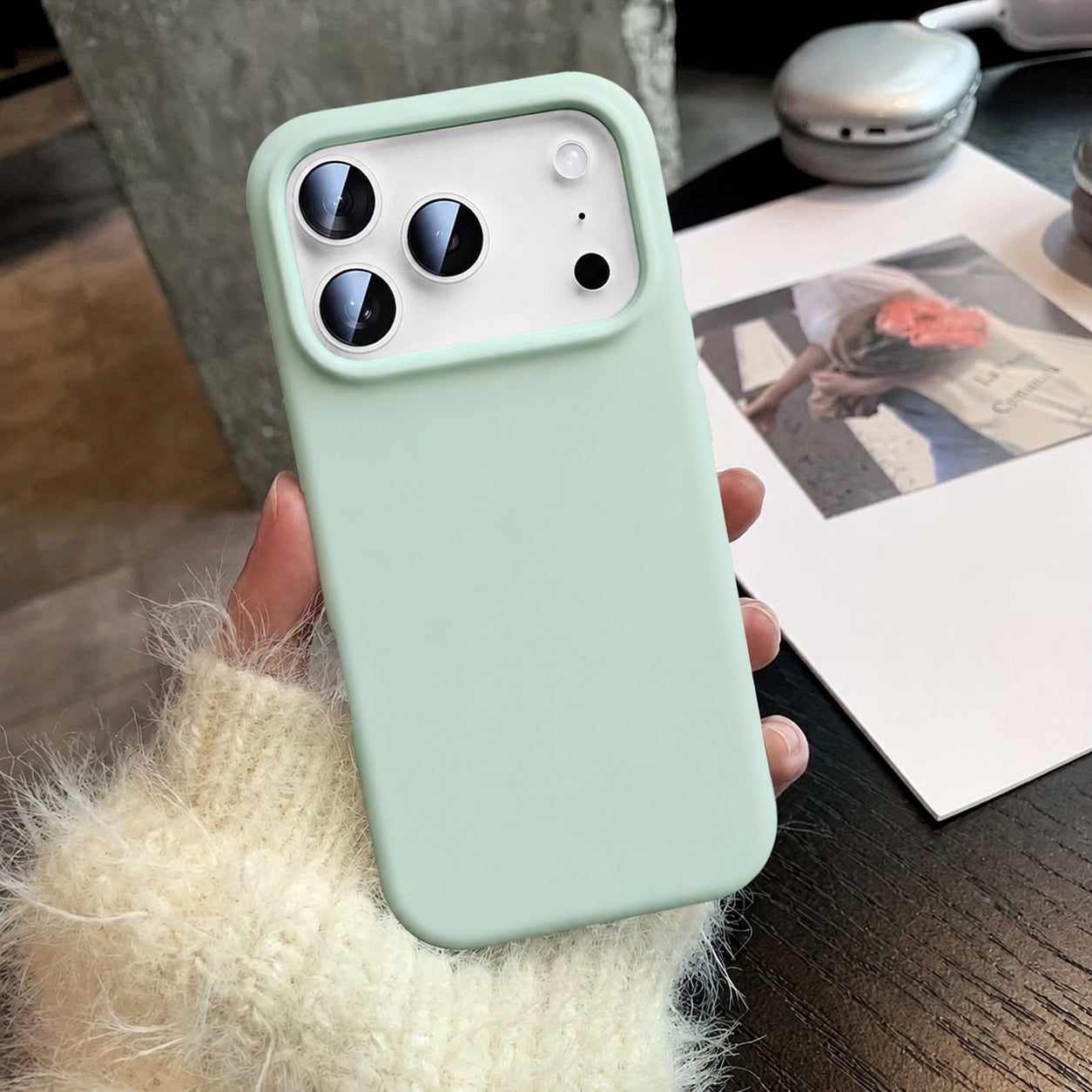 Microfiber Silicone Case