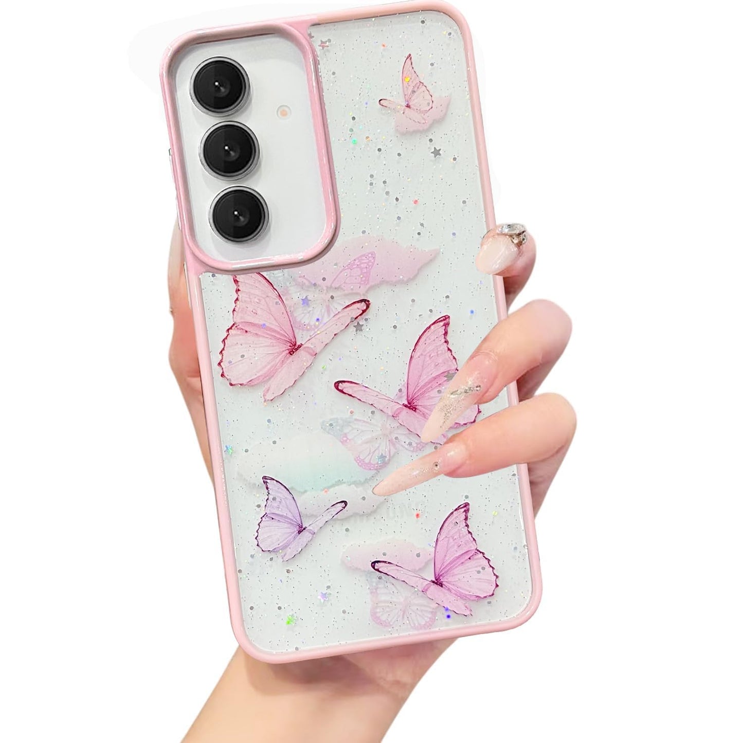Glitter Butterfly Case for Samsung