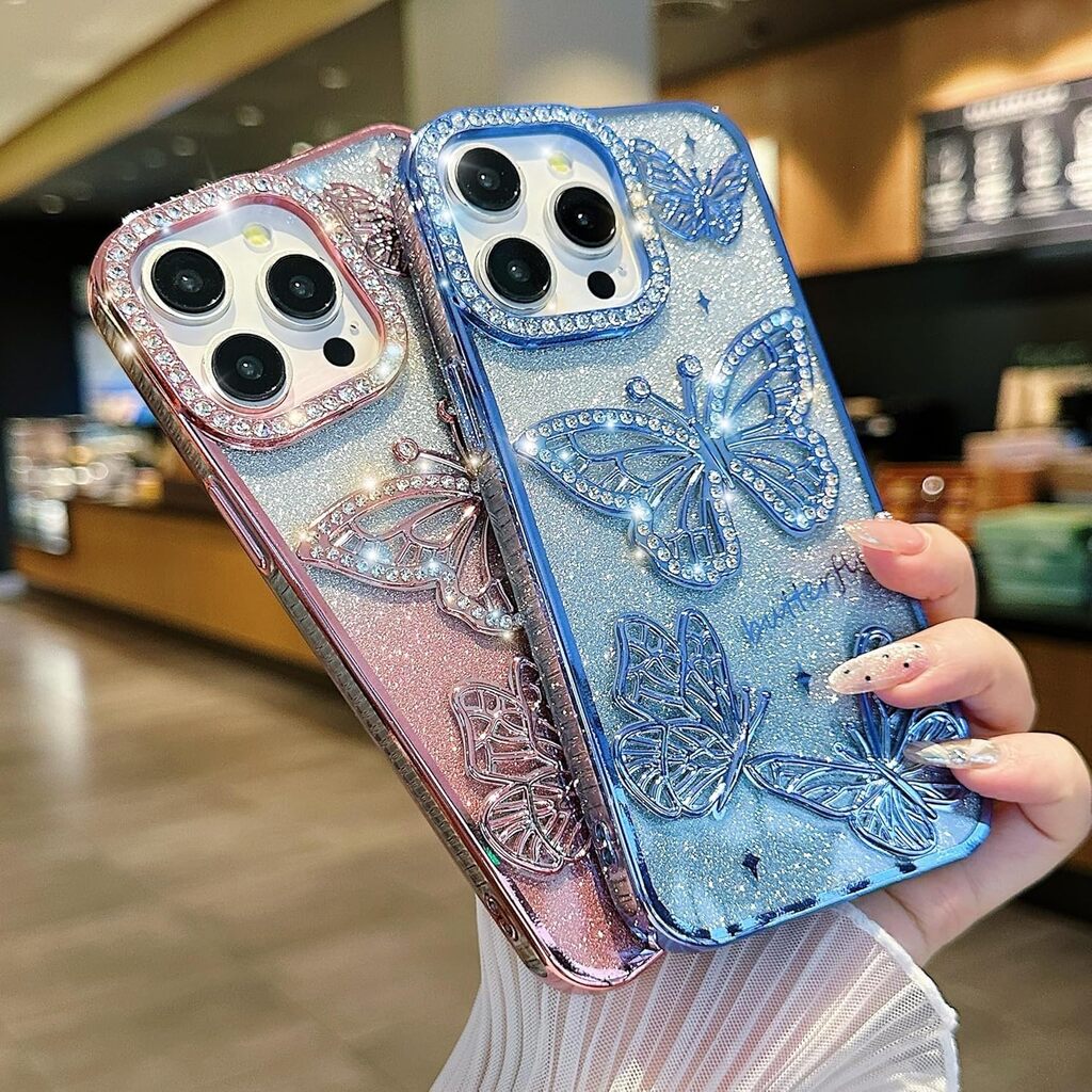 Samsung Diamond Glitter Butterfly Case