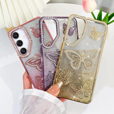 Samsung Diamond Glitter Butterfly Case