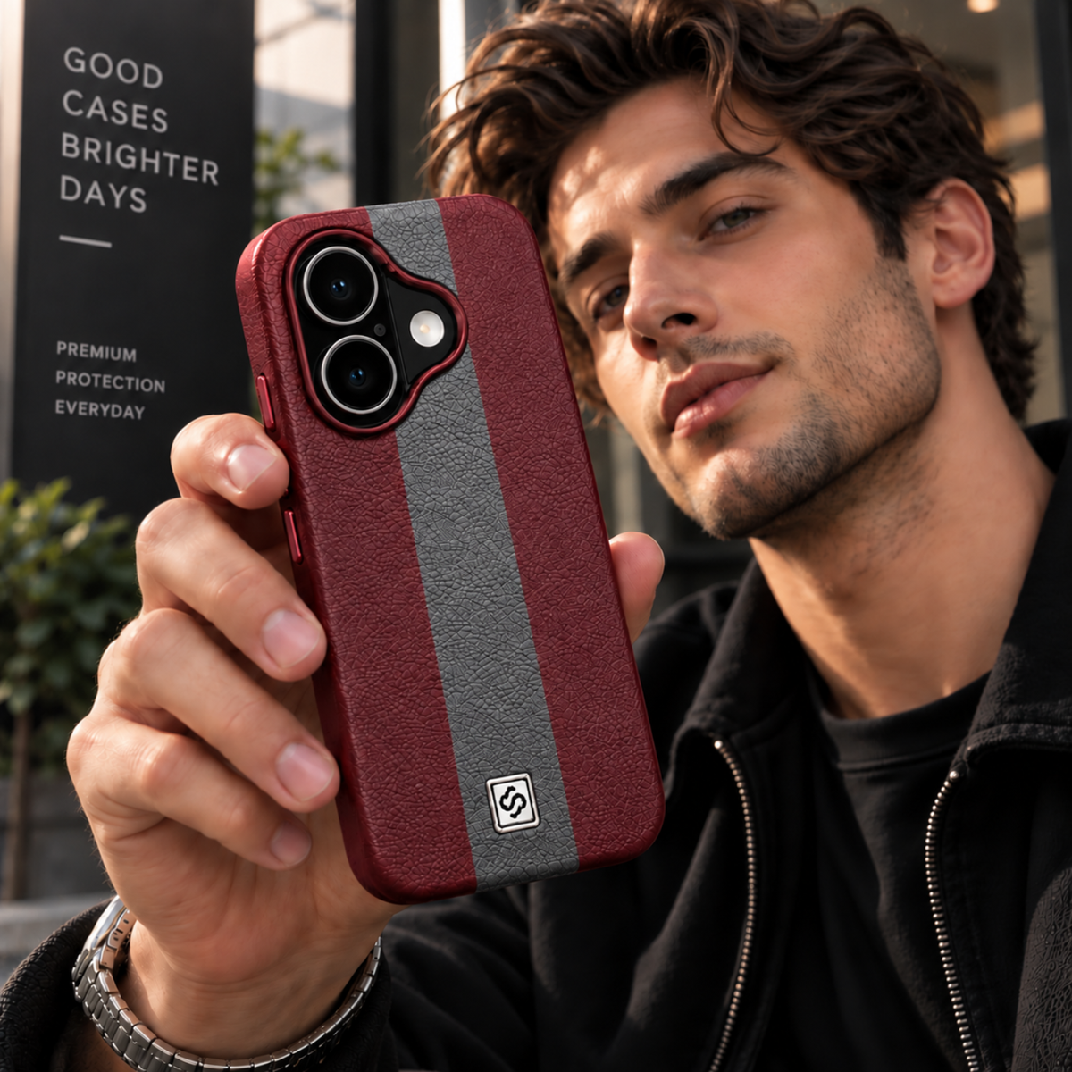 Premium Leather Mobile Case
