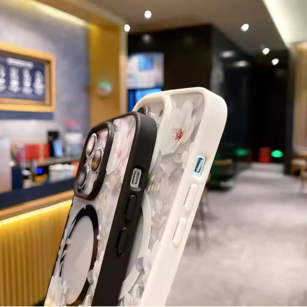 Flower Magsafe Mobile Cover for iPhone