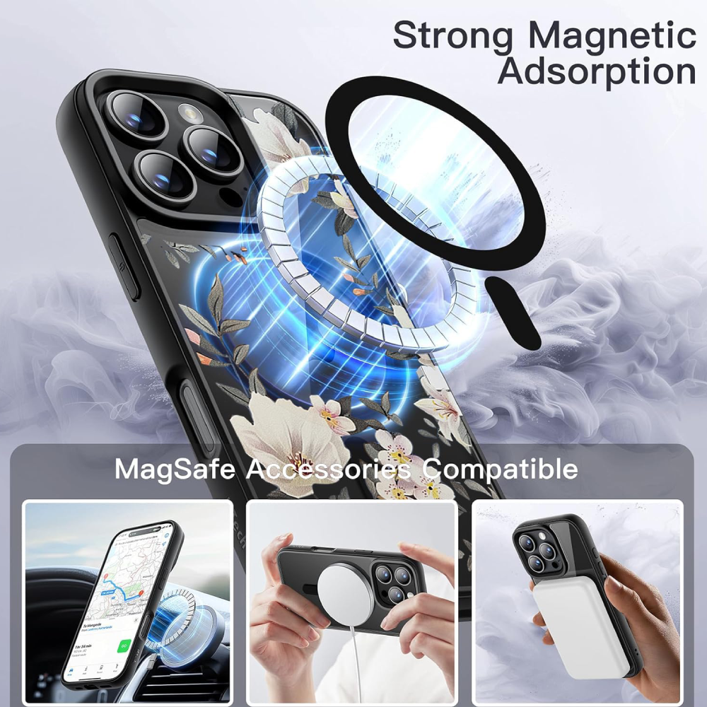 Flower Magsafe Mobile Cover for iPhone