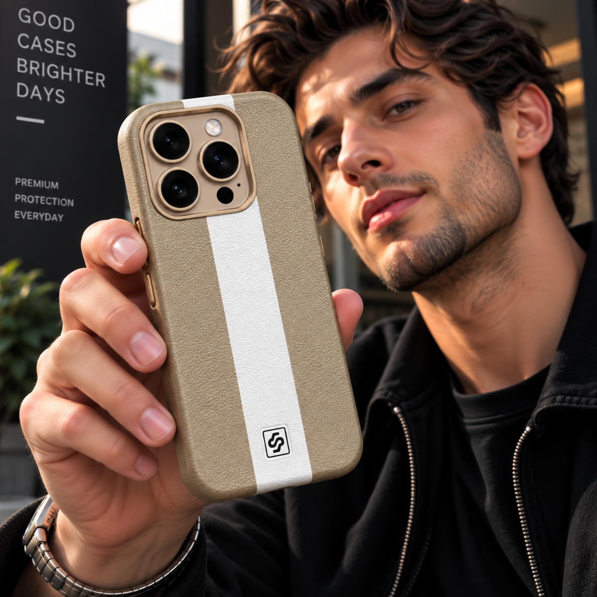 Premium Leather Mobile Case
