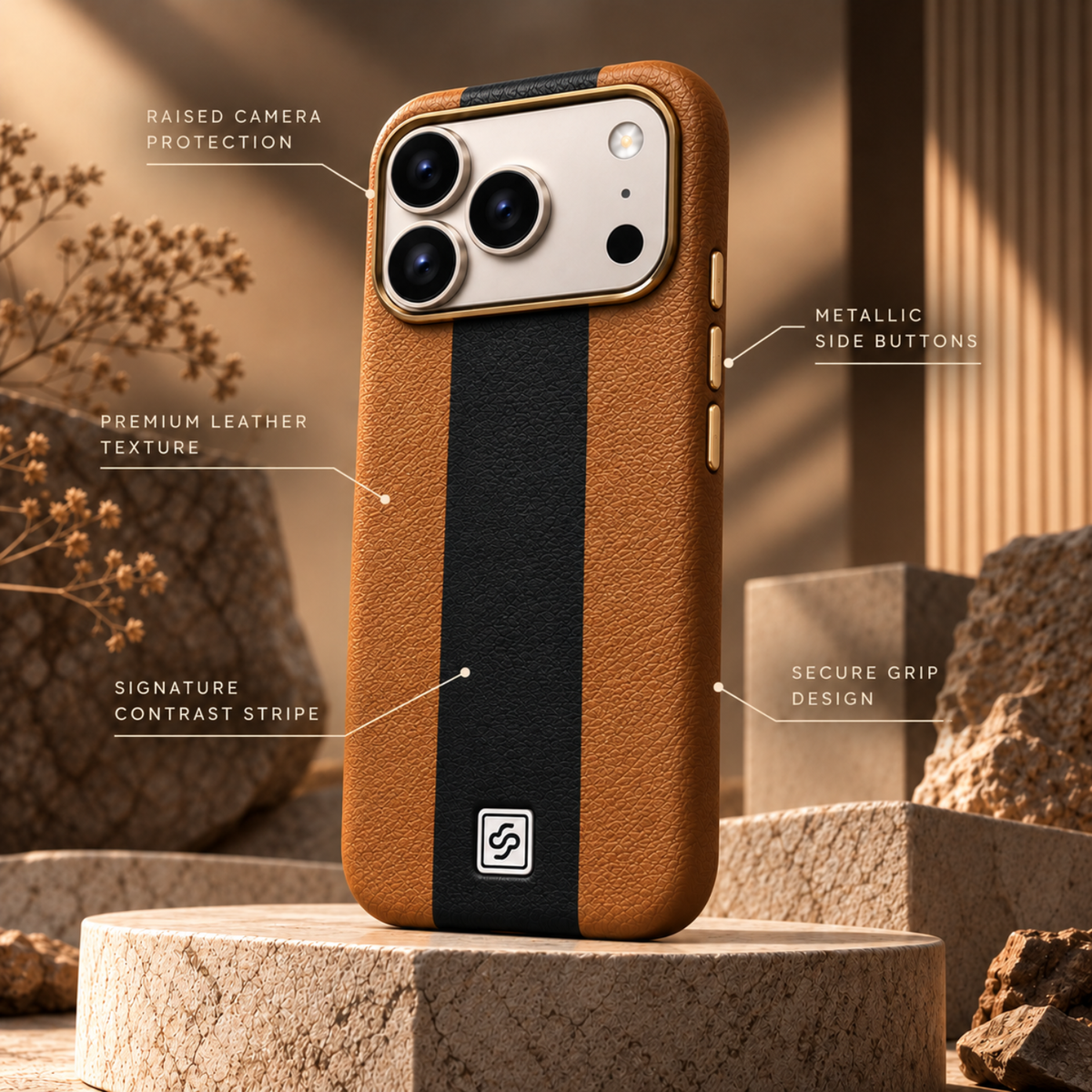 Premium Leather Mobile Case