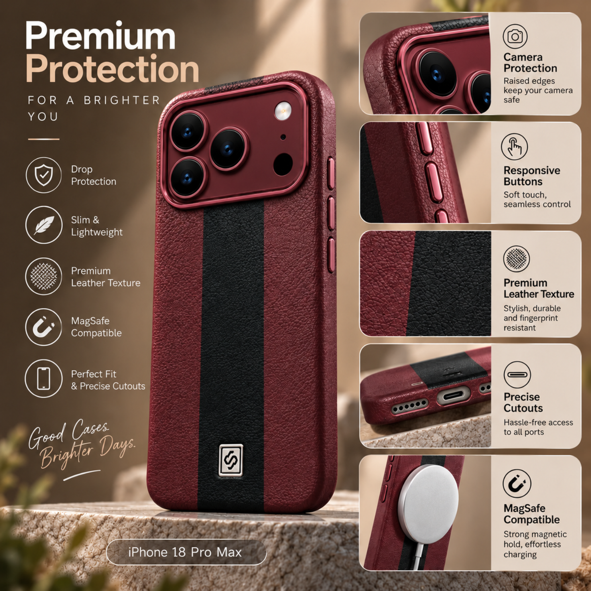Premium Leather Mobile Case