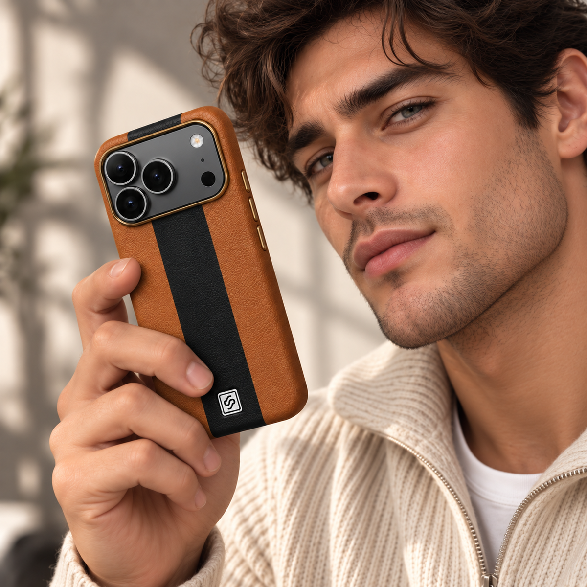 Premium Leather Mobile Case