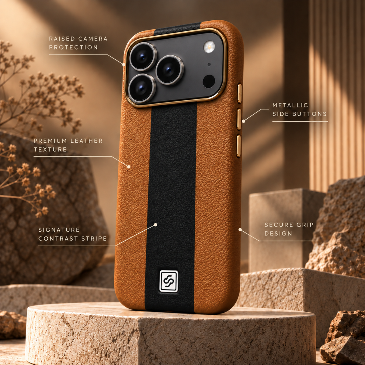 Premium Leather Mobile Case