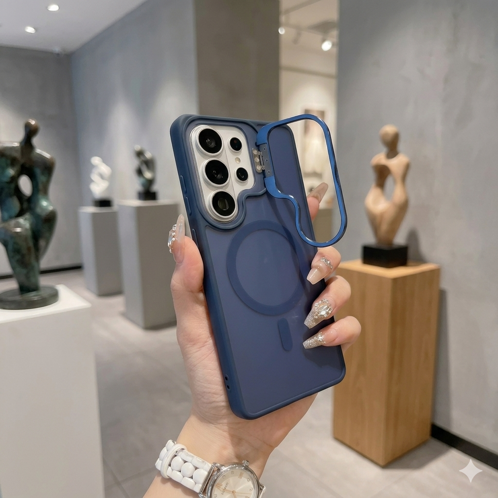 Matte Translucent Magnetic Kickstand