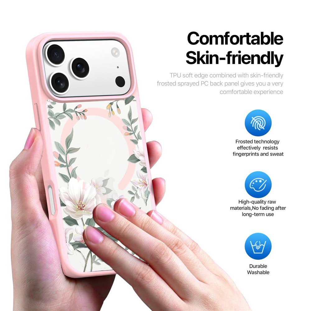 Flower Magsafe Mobile Cover for iPhone