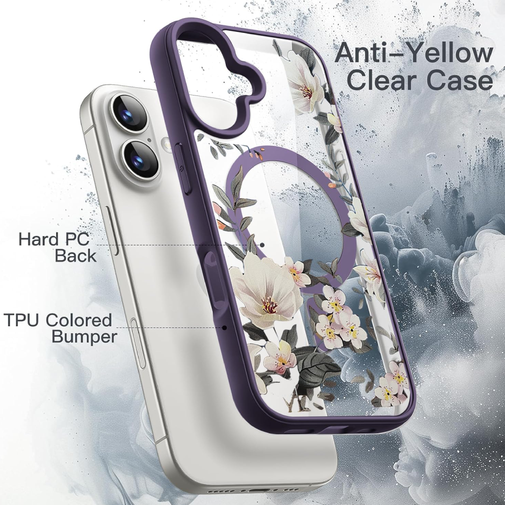Flower Magsafe Mobile Cover for iPhone