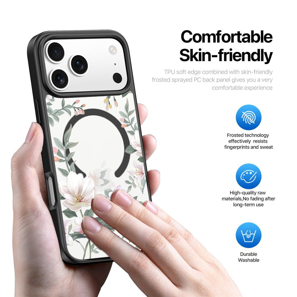Flower Magsafe Mobile Cover for iPhone