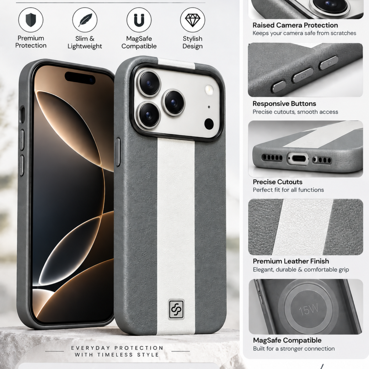 Premium Leather Mobile Case