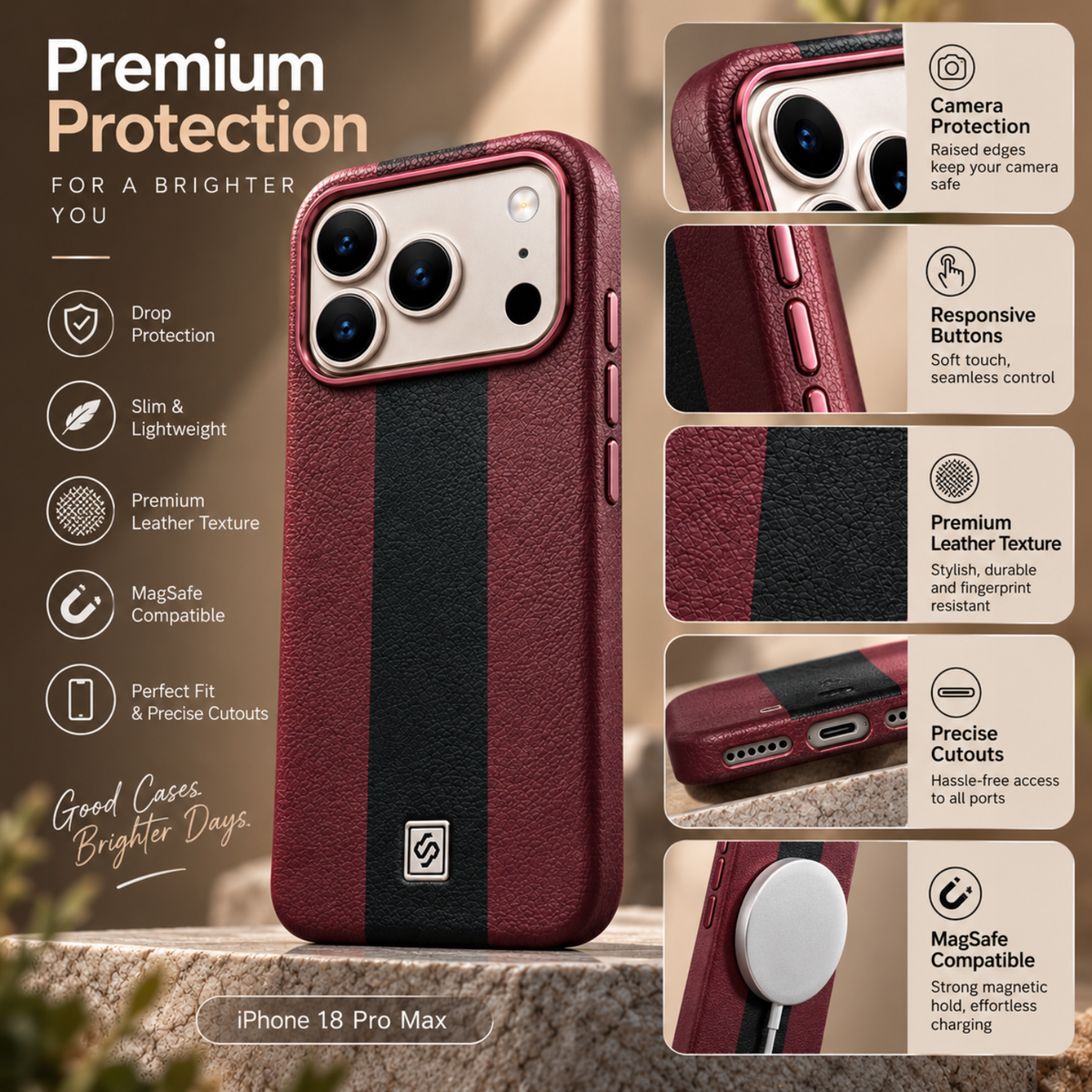 Premium Leather Mobile Case