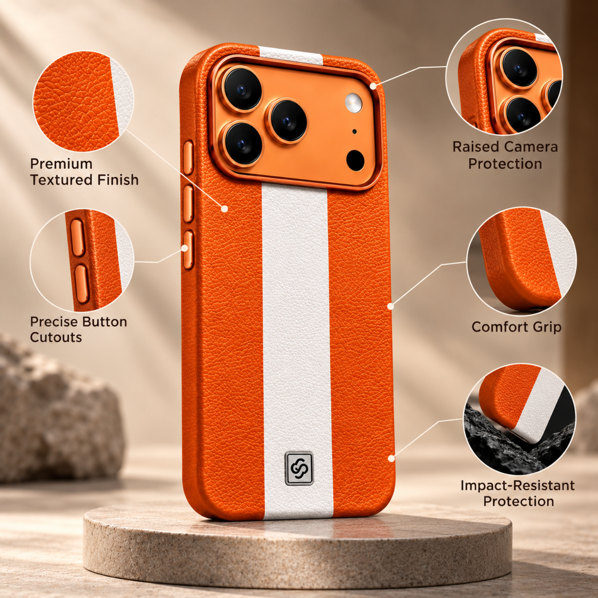Premium Leather Mobile Case