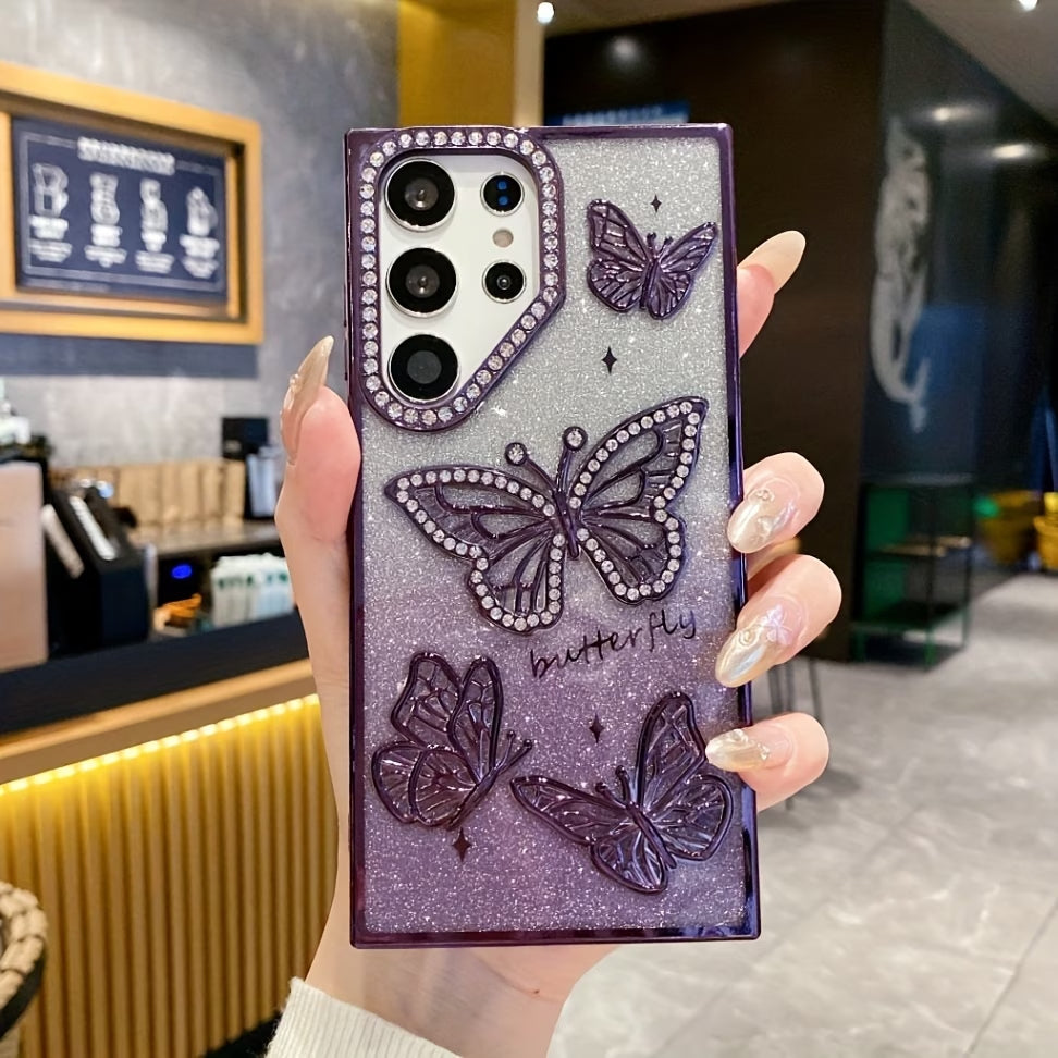 Samsung Diamond Glitter Butterfly Case