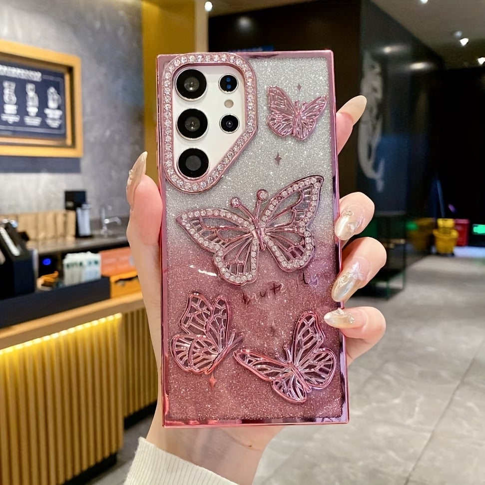 Samsung Diamond Glitter Butterfly Case