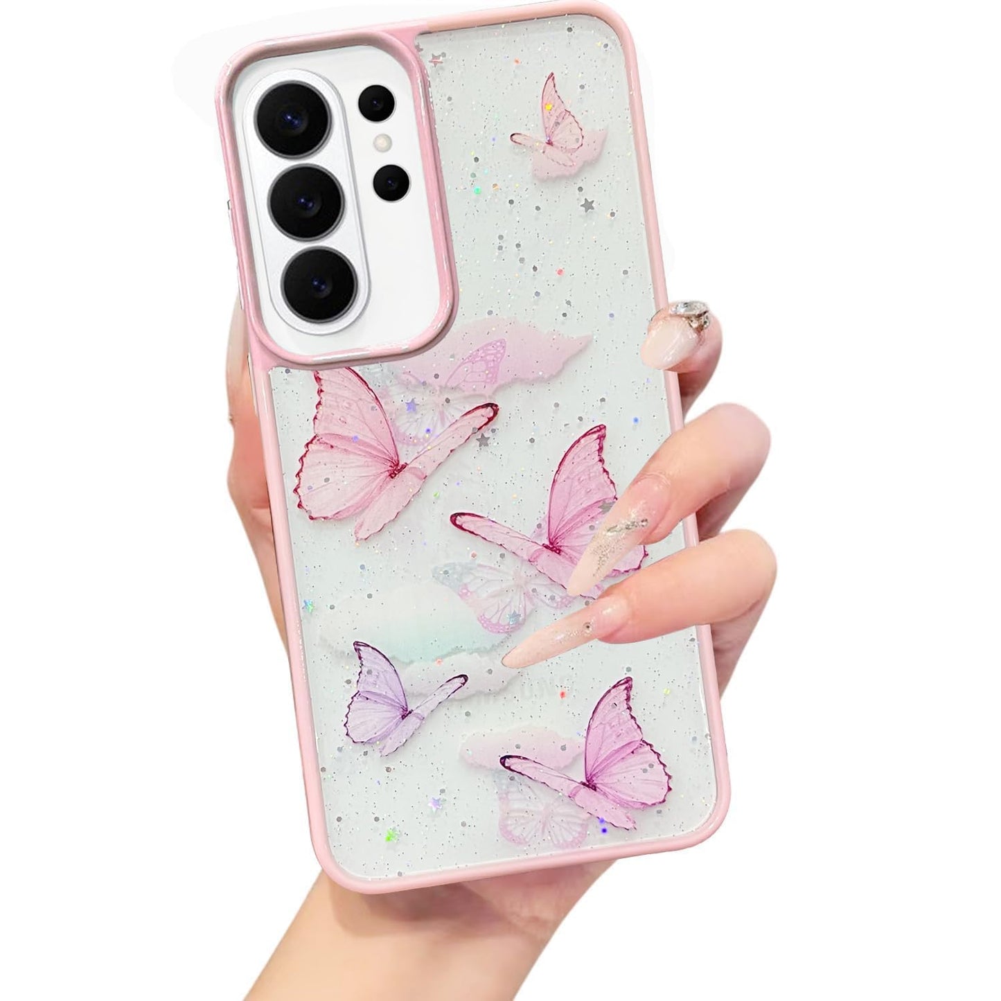 Glitter Butterfly Case for Samsung