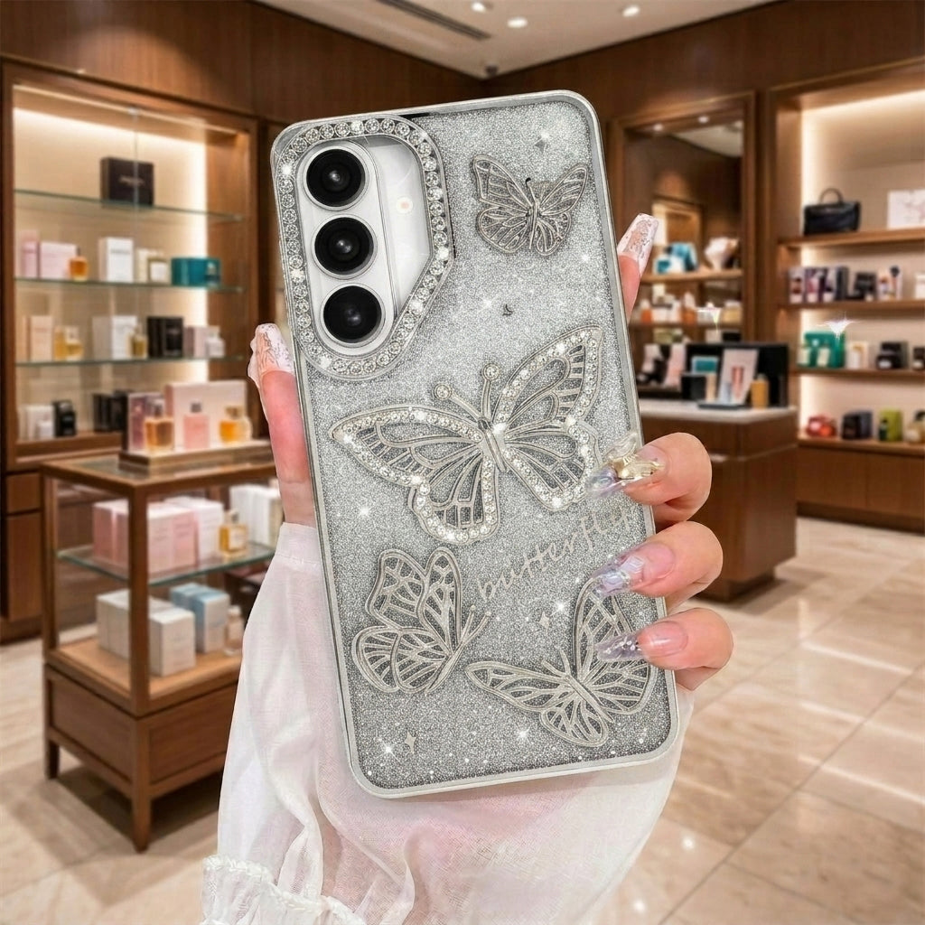 Samsung Diamond Glitter Butterfly Case