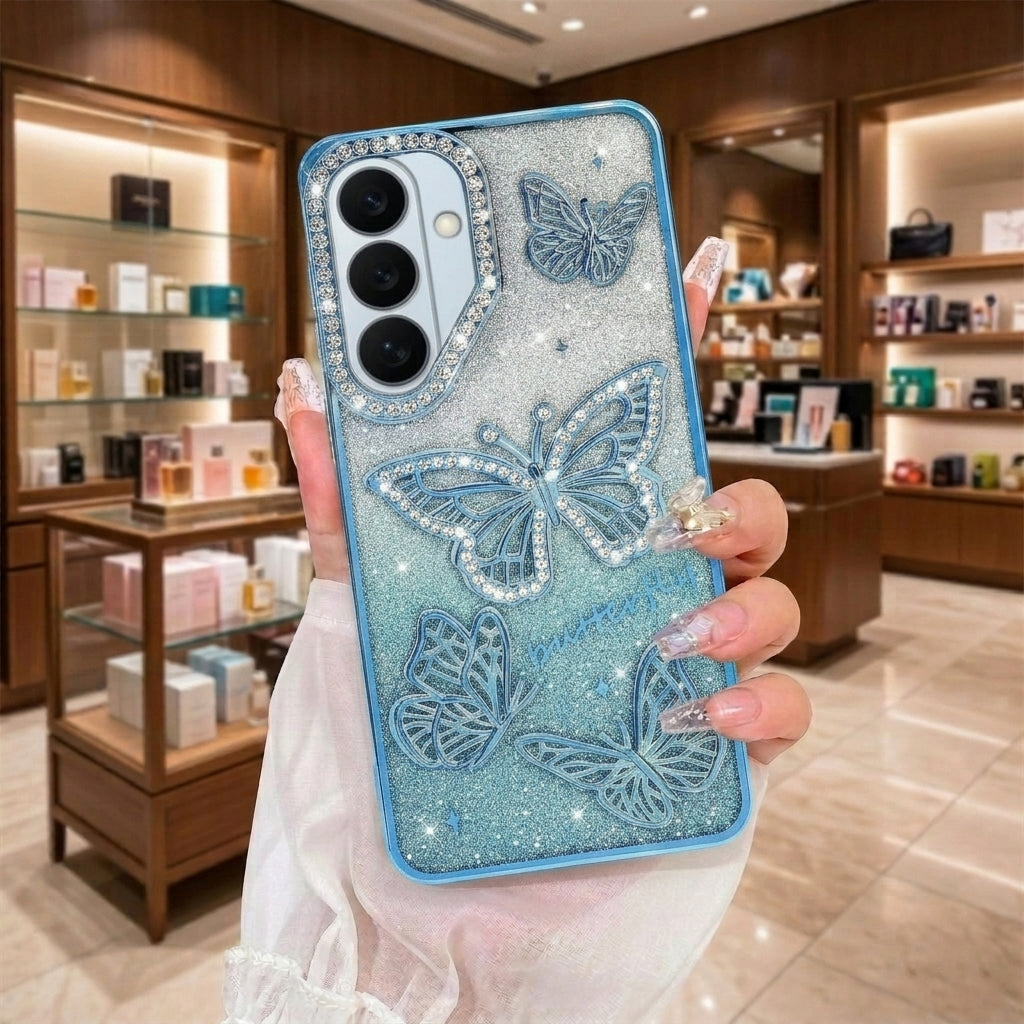 Samsung Diamond Glitter Butterfly Case