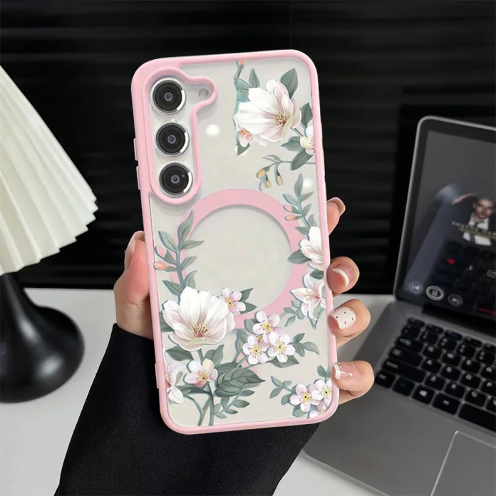 Flower Magsafe Case for Samsung