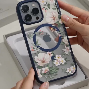 Flower Magsafe Mobile Cover for iPhone