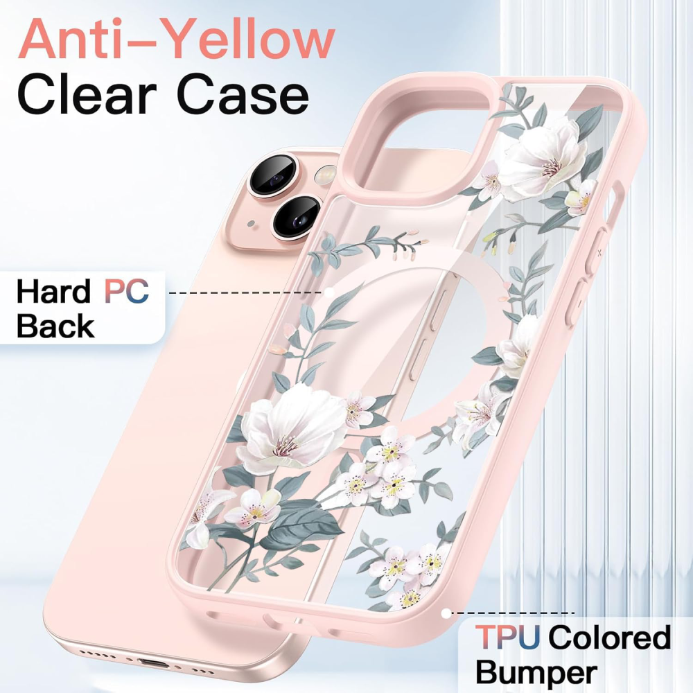 Flower Magsafe Mobile Cover for iPhone