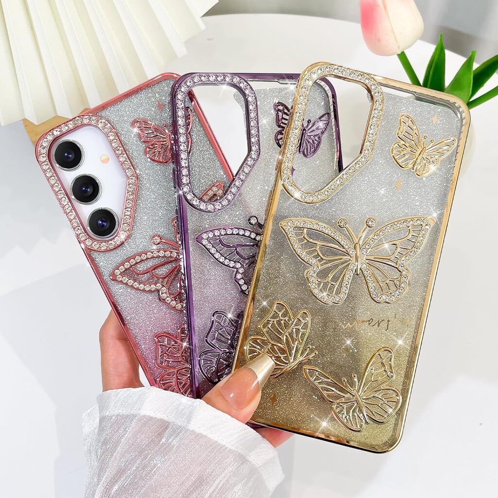 iPhone Diamond Glitter Butterfly Case