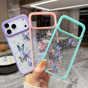 Glitter Butterfly Case