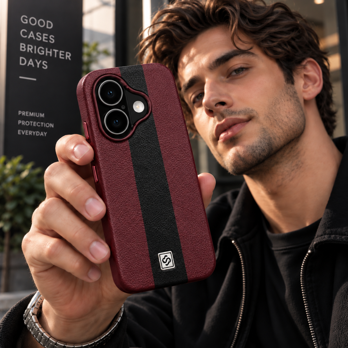 Premium Leather Mobile Case